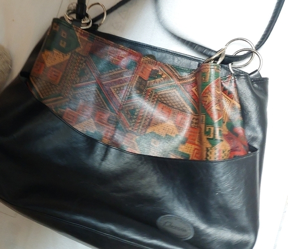 Chenson Synthetic Hobo Tote Bag with Aztec Flare - Picture 12 of 15